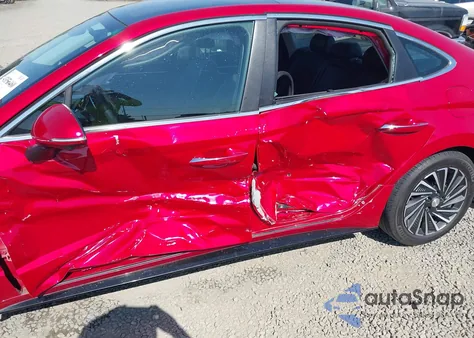 2020 Hyundai Sonata Hybrid Limited из США, поврежденный, VIN KMHL54JJ8LA009455